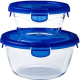 Ovenschaal Pyrex Cook & Go Rond met Deksel 