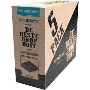 Klepper & Klepper De beste drop ooit mild zout 5 zakjes x 200 gram