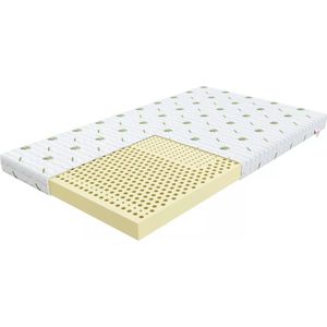 FDM® UDINE 4KIDS Babymatras 70x140 cm - Koudschuim Latex Baby Matrassen - Hoogte 8 cm H2 - Latex - Ademende - Afritsbaar hoes wasbaar - Bestand tegen schimmels en andere allergenen - Öko-Tex gecertificeerd