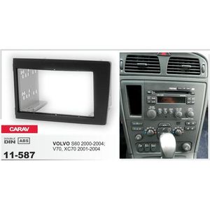 2-DIN VOLVO S60 2000-2004; V70, XC70 2001-2004  inbouwpaneel Audiovolt 11-587