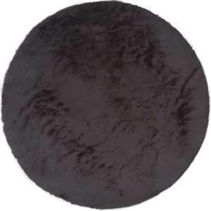 Vloerkleed Gentle Black 90 Rond ø200 cm