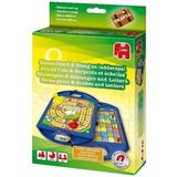 Jumbo Ganzenbord & Slangen en Ladderspel Reisspel - Geschikt voor kinderen vanaf 4 jaar - 2-4 spelers