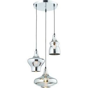 Design hanglamp chrome 3-lichts “ Bari