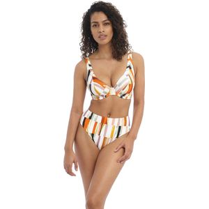 Freya Swimwear - UW High Apex Bikini Top + Bikini Brief ""Shell Island"" - 85-100F