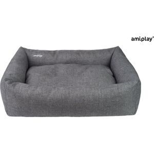 Amiplay Sofa Palermo donker grijs maat-XL / 90x72x22cm