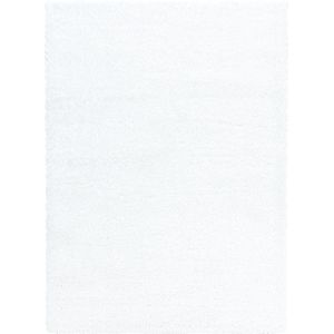 Shaggy Vloerkleed | Tapijt | Brilliant | Snow | 80x250 cm