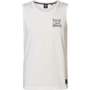 Petrol Industries - Heren Artwork Singlet Tulum - Wit - Maat M