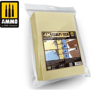 AMMO MIG 8272 Modeling Material 4K Sculpt-Tech 20x30x4cm Sculpt-Tech