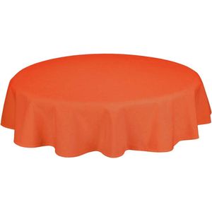 Treb Horecalinnen Tafelkleed Rond Tangerine 230cm Ø - Treb SP