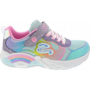 Skechers Rainbow Racer-Nova Blitz Meisjes Sneakers - Multicolour - Maat 30