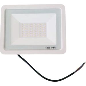 LED Buitenspot 50W IP66 WIT - Koel wit licht - Aluminium - wit - Unité - Wit Froid 6000K - 8000K - SILUMEN