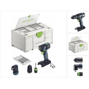 Festool TXS 18-Basic-Set Accu Schroefboormachine 18V Basic Body in Systainer - 577335