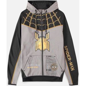 Marvel SpiderMan - No Way Home Tech Vest met capuchon - L - Grijs/Zwart