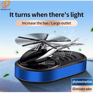 Zonne-Auto Luchtverfrisser Parfum Helikopter Decoratie Interieur Decoratie Zonne-Auto Roterende Aromatherapie Parfum Diffuser