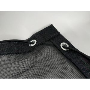 Fijnmazig aanhangernet 3500x2500mm PE, 220gr/m2 zwart