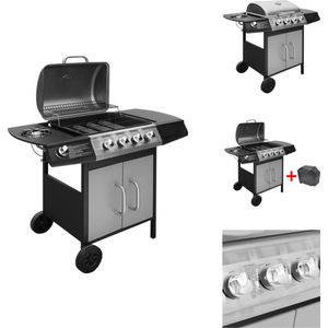 vidaXL Gasbarbecue - Gasbarbecue - 104 x 55.4 x 97.7 cm - Stijlvol design - Barbecue
