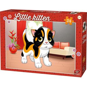 King Kinderpuzzel Little Kitten Junior Karton 24 Stukjes