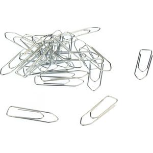 Kangaro paperclips - 32 mm - verzinkt - 100 stuks - K-10032