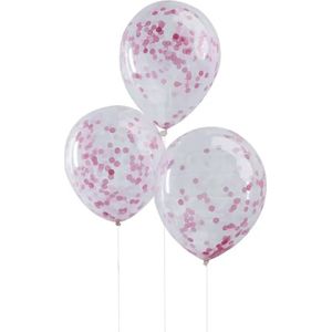 Ballonnen Roze | meisje | Voor Gender Reveal en Babyshower