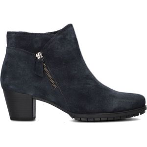 Gabor 603.1 Enkellaarsjes - Enkelboots met rits - Dames - Blauw - Maat 38,5