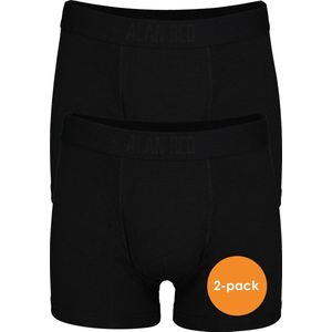 ALAN RED boxershorts Bomber bamboo (2-pack) - zwart - Maat: XL