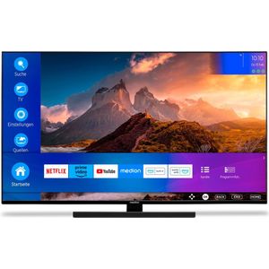 MEDION X14372 (MD 30985) 108 cm (43 inch) QLED TV (Smart TV, 4K, Dolby Vision HDR, Dolby Atmos, Netflix, Prime Video, PVR, Bluetooth, MEMC, Micro Dimming)