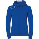 Kempa Player Hood Jacket Dames Royal-Wit Maat M