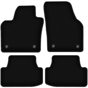 BASIC zwarte veloursmatten voor: Volkswagen Polo VI hatchback (2017-)