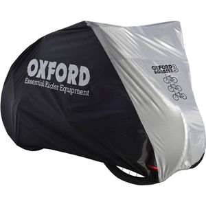 Oxford Aquatex Fietshoes voor 3 Fietsen – Waterdicht, Sterk & Lichtgewicht – Beschermhoes voor Fatbike, E-bike & Stadsfiets – Inclusief Opbergtas - 200 x 105 x 110cm (l x b x h)