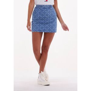 Tommy Jeans Tjw Denim Monogram Mini Skirt Dames - Korte rok - Blauw - Maat XS