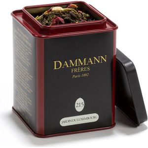 Dammann Frères - Jardin du Luxembourg - Losse Thee - Thee Melange - Meidoorn, aloë vera, roos, jasmijn, pruimenbloesem en acacia - Groene Thee - Gouden Thee - Oolong Thee - 100gr Losse Thee