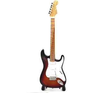 Mini gitaar Jimmi Hendrix 25cm Miniature- Guitar-Mini -Guitar- Collectables-decoratie -gitaar-Gift--Kado- miniatuur- instrument-Cadeau-verjaardag