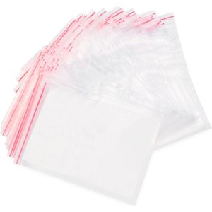 Transparante Hersluitbare Zakken 100x150 mm - 100 stuks - Ziplock Zakken - Keuken en Kantoor