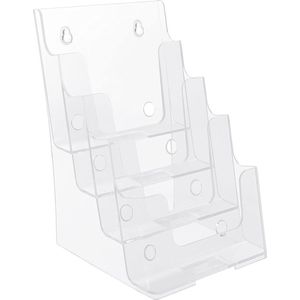 DIN A4 brochurehouder met deksel - Weerbestendig voor buiten gebruik brochure holder