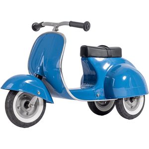 Ambosstoys - Loopfiets Scooter - Blauw - Houten