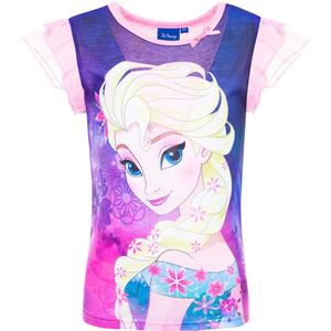 Disney Frozen - Full print Meisjes T-shirt maat 116