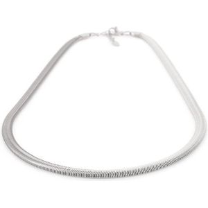 Kalli Kalli Collier Glad Schakel (8mm) Silver