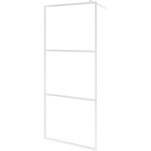 vidaXL Douchescherm - Doucheschermen - Inloopdouchescherm - Inloopdoucheschermen - Inloopdouchewand halfmat 90x195 cm ESG-glas