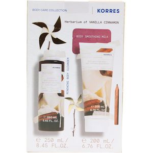 Korres Vanille Kaneel Douchegel 250 ml + Body Lotion 200 ml