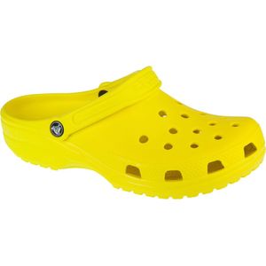 Crocs Classic 10001-76M, Unisex, Geel, Slippers, maat: 46/47