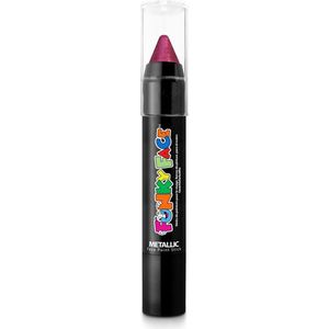 Paintglow Face paint stick - metallic roze - 3,5 gram - schmink/make-up stift/potlood