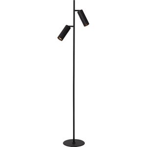 Lucide CLUBS - Vloerlamp - 2xGU10 - Zwart