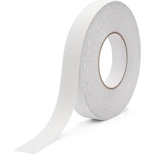 Antislip plakband transparant 25 cm x 20 m - waterdicht - antislipband zelfklevend - voorkomt uitglijden - binnen en buiten