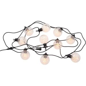 Sirius Luke lichtslinger uitbreiding - retro - 5 meter - 10 LED lampen (plastiek) - indoor & outdoor