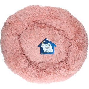 Let's Sleep Donut M - Honden- en kattenmand - 50 cm - Roze