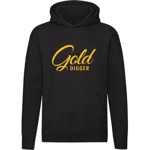 Gold Digger Hoodie - geld - miljoniar - goud - rijk - relatie - cadeau - grappig - unisex - trui - sweater - capuchon