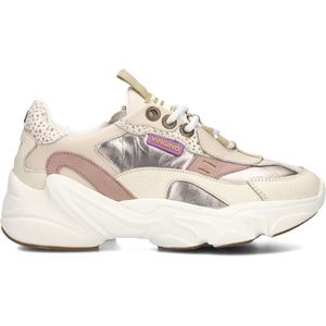 Vingino Vincia Sneakers - Leren Sneaker - Meisjes - Beige - Maat 38