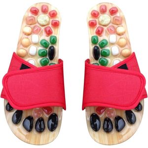 Massage Apparaat Ontlasting voor Boogmassage Verzorging - Acupunctuur Jade Maat Heren Dames Voeten Gezondheid - Acupunctuurpunten Voetreflexzonesschoenen Acupressuur Sandalen