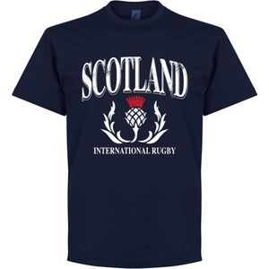 Schotland Rugby T-Shirt - Navy - Kinderen - 152
