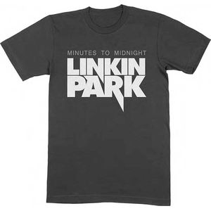 Linkin Park Heren Tshirt -S- Minutes To Midnight Zwart